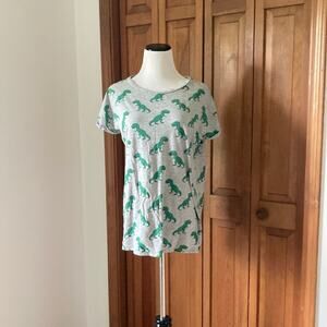 Forever 21 Grey T-Rex Tee, Size XS